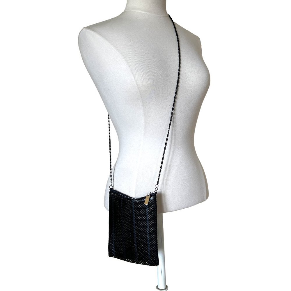 Black Chainmail Crossbody Bag